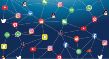 Illustration de logo de réseaux sociaux