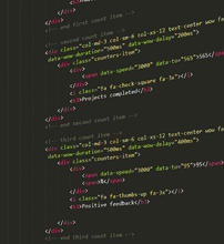Image d'illustration de code HTML
